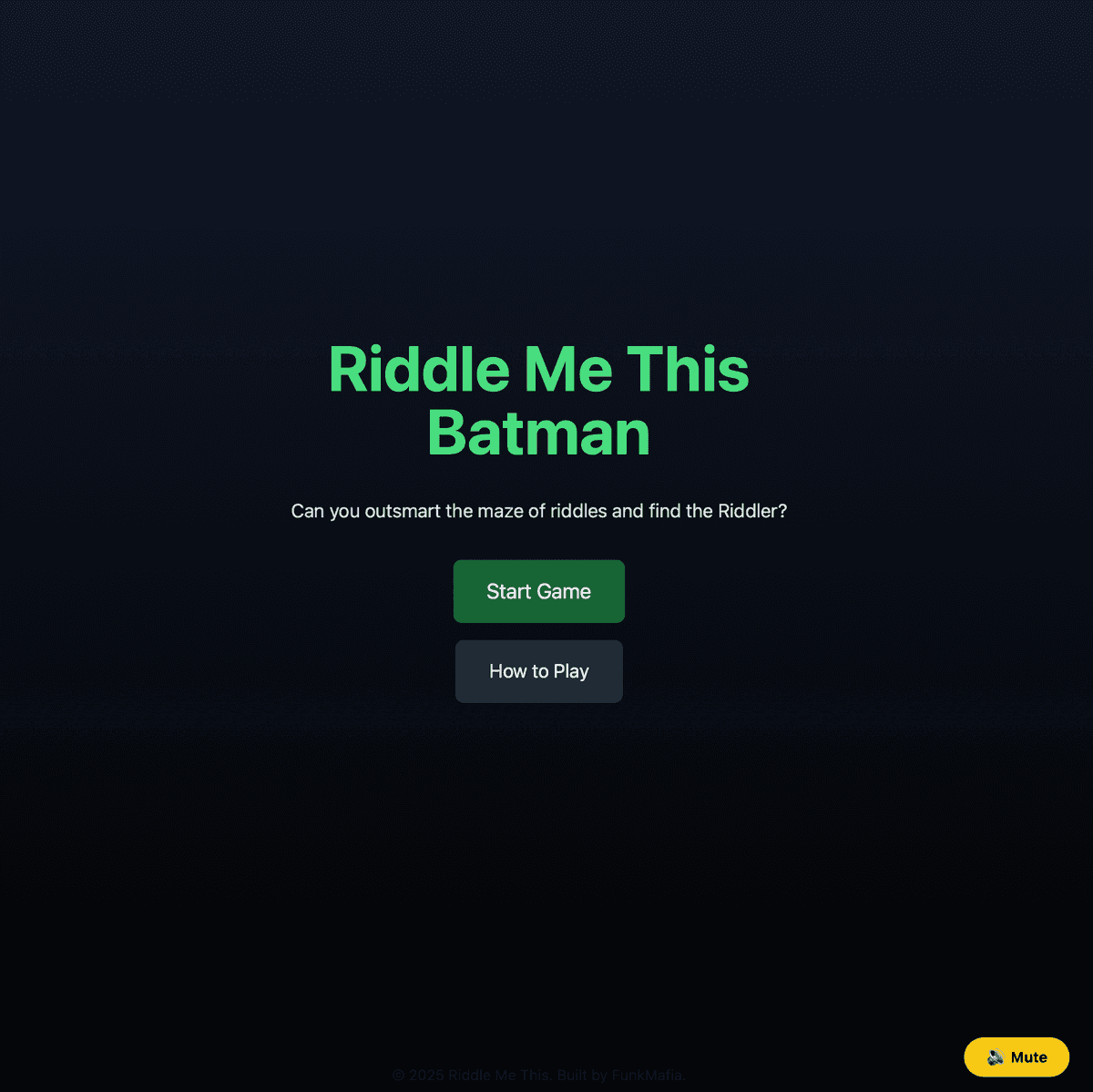 Batman Vs Riddler project screenshot